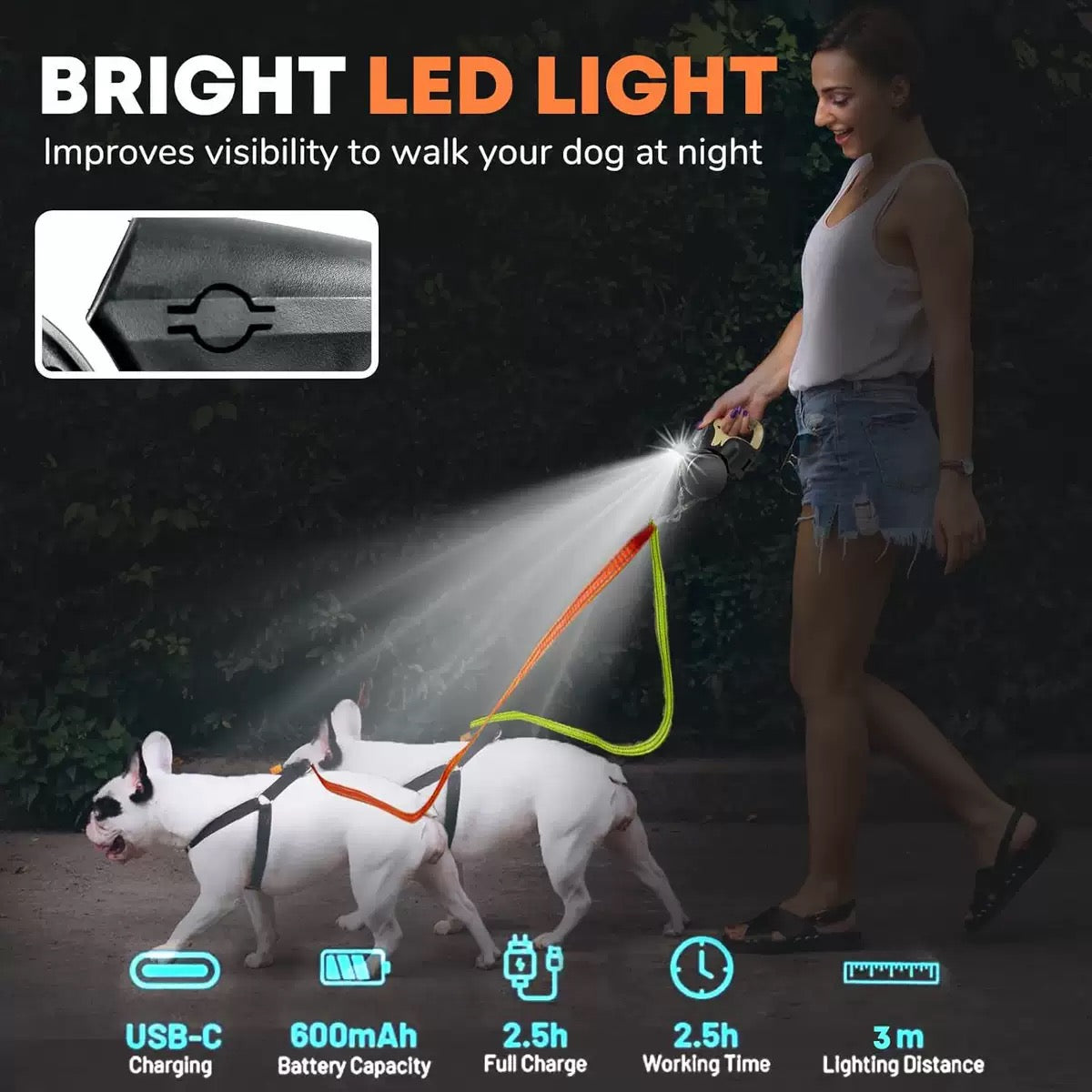 PA339-3M(📦24PCS) para 2 perros